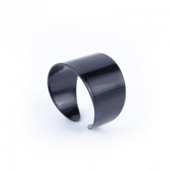 3PCS/lot Adjustable Stack Plain Above Knuckle Finger Tip Band Midi Ring Boho Cool Black Ring Sets for Women Men Wholesale