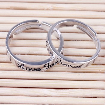 NEHZY Silver ring opening couple of female models wild fashion jewelry cute retro jewelry factory super flash