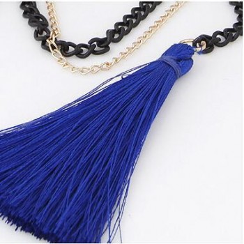 2017 New Gold Color Torques Collares Fashion Steampunk Long Tassel Choker Necklaces amp; Pendants Women Jewelry Statement Collier