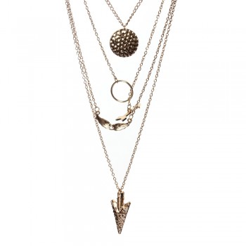 Diomedes Newest Creative Women Sexy Chain Short Pendant Hot Women Multilayer Irregular Crystal Pendant Chain Statement Necklace