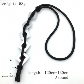 Empress DIY Jewelry Lady 5 Square Weave Claims That Making A Soft, Mobile Aluminum Foam Necklace By Hand Is a Lucky Necklace.