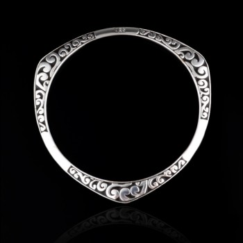 New Arrival 925 Antique Silver Tibetan Bracelets Women Cuff Bracelet Bangle Hot Sale luxury925 Jewelry free shipping
