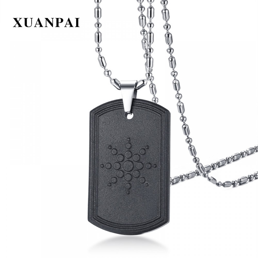 XUANPAI Unique Quantum Scalar Energy Pendant Necklace Fashion Bio Mens Magnetic Hematite Necklace Negative Ion