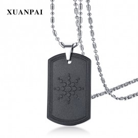 XUANPAI Unique Quantum Scalar Energy Pendant Necklace Fashion Bio Mens Magnetic Hematite Necklace Negative Ion