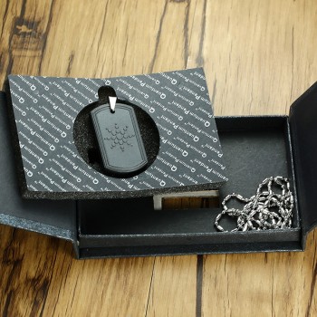 XUANPAI Unique Quantum Scalar Energy Pendant Necklace Fashion Bio Mens Magnetic Hematite Necklace Negative Ion