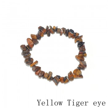 2018 New 7 Chakra Natural Stone Gravel Ball Bracelet Quartz Ball Stone Bracelet Ladies Mens Wholesale Free Shipping