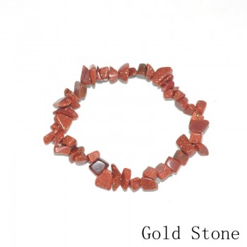 2018 New 7 Chakra Natural Stone Gravel Ball Bracelet Quartz Ball Stone Bracelet Ladies Mens Wholesale Free Shipping