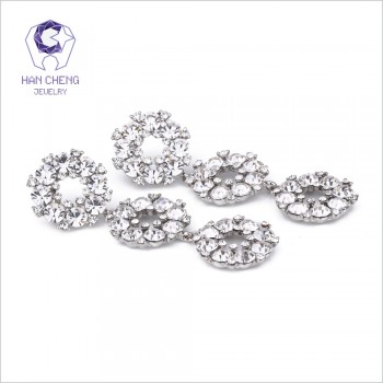 HanCheng New Long Silver Hollow Circle Dangle Hanging Zircon Gem Stone Rhinestone Drop Earrings For Women Jewelry brincos bijoux
