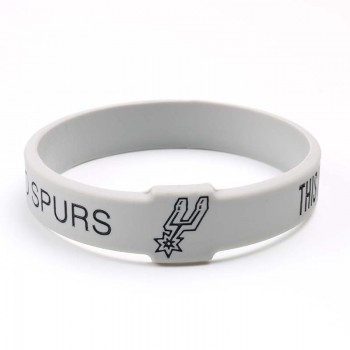 New Design Basketball Team Silicone Bracelets CAVALIERS WARRIORS ROCKETS CELTIC HEAT LAKERS BULLS Sport team Fashion Wristband