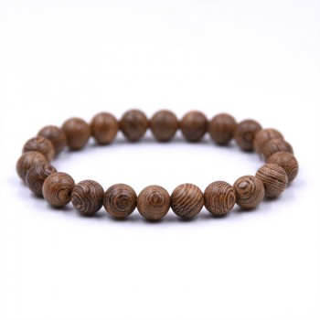 HYHONEY 8MM beads Men Jewelry Buddhist Prayerartificial Wood Beads Buddha Bracelet men Bijoux