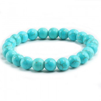 Colorful Elastic Buddha Prayer Handmade Natural Stone Beads Bracelets amp; Bangles Charm Fashion Jewelry Gifts for Lovers Women Men