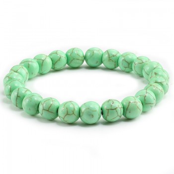 Colorful Elastic Buddha Prayer Handmade Natural Stone Beads Bracelets amp; Bangles Charm Fashion Jewelry Gifts for Lovers Women Men