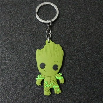 2018 New Superheros Cosplay Cute Keychains Spiderman Batman Captain America And Superman PVC Action Figure Model Jewelry