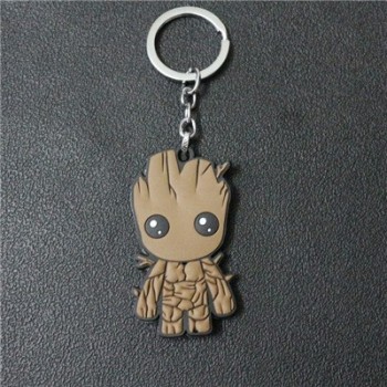 2018 New Superheros Cosplay Cute Keychains Spiderman Batman Captain America And Superman PVC Action Figure Model Jewelry