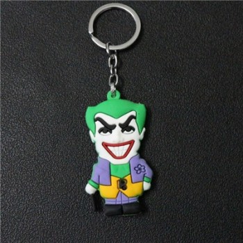 2018 New Superheros Cosplay Cute Keychains Spiderman Batman Captain America And Superman PVC Action Figure Model Jewelry