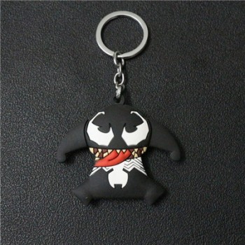 2018 New Superheros Cosplay Cute Keychains Spiderman Batman Captain America And Superman PVC Action Figure Model Jewelry