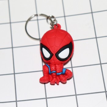 2018 New Superheros Cosplay Cute Keychains Spiderman Batman Captain America And Superman PVC Action Figure Model Jewelry