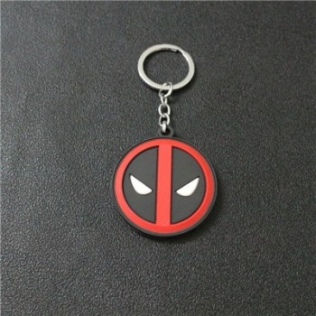 2018 New Superheros Cosplay Cute Keychains Spiderman Batman Captain America And Superman PVC Action Figure Model Jewelry