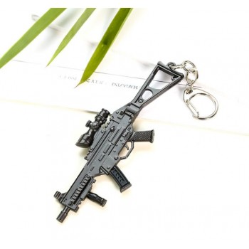 Game PUBG AWM M24 98K ALL Rifle Model Playerunknowns Battlegrounds Cosplay Costumes Props Alloy Armor Key Chain Keychain