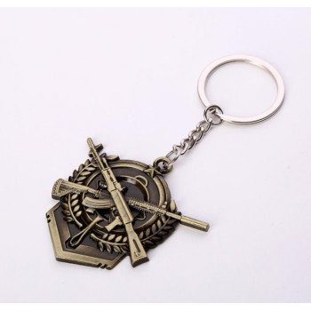 Game PUBG AWM M24 98K ALL Rifle Model Playerunknowns Battlegrounds Cosplay Costumes Props Alloy Armor Key Chain Keychain