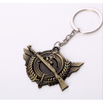 Game PUBG AWM M24 98K ALL Rifle Model Playerunknowns Battlegrounds Cosplay Costumes Props Alloy Armor Key Chain Keychain