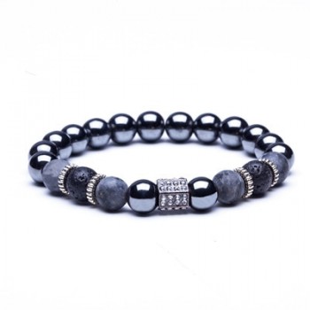Natural stone beaded bracelets men High quality Black Skeleton Crown Natural stone Colorful beaded Tiger Eye for women amp; men