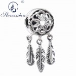 Slovecabin 2018 Summer Spiritual Dream Catcher Dangle Charm Pendants 925 Sterling Silver Making Jewelry Fit Charms Bracelet