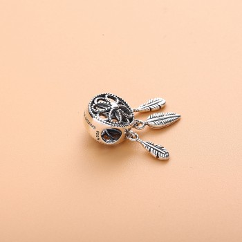 Slovecabin 2018 Summer Spiritual Dream Catcher Dangle Charm Pendants 925 Sterling Silver Making Jewelry Fit Charms Bracelet