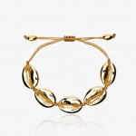 aliexpress NATURAL PUKA SHELL BRACELET GOLD SHELL cowry bracelets boho fashion beach  seashell women bracelets jewelry