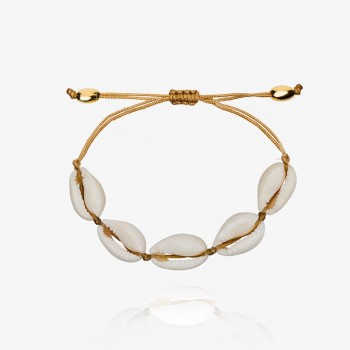 aliexpress NATURAL PUKA SHELL BRACELET GOLD SHELL cowry bracelets boho fashion beach  seashell women bracelets jewelry