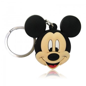 1PCS Mickey PVC Cartoon Key Chain Mini Anime Figure Minnie Key Ring Kids Toy Pendant Keychain Key Holder Fashion Charms Trinket