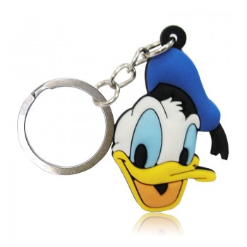 1PCS Mickey PVC Cartoon Key Chain Mini Anime Figure Minnie Key Ring Kids Toy Pendant Keychain Key Holder Fashion Charms Trinket