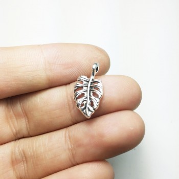 Eruifa 20pcs 18*10mm Leaves Zinc Alloy necklace,earring bracelet jewelry DIY handmade 2 colors Gold and Burnished silver