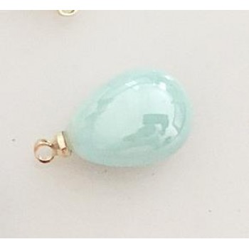 Fashion Water Drop Pearl Enamel Pendants Floating Charms For Jewelry Making Diy Tassel Earrings Accessories