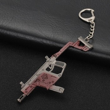 Key Chain Hot PUBG FPS Game Player Unknowns Battle Grounds 3D Keychain weapon eat chicken game tonight Mens car keychain