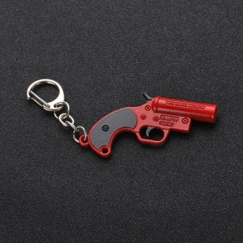 Key Chain Hot PUBG FPS Game Player Unknowns Battle Grounds 3D Keychain weapon eat chicken game tonight Mens car keychain