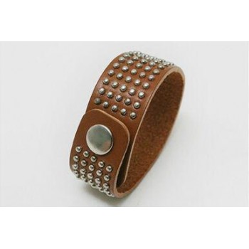 Unisex Fashion Punk Metal Rivet Wide Bracelets amp; Bangles For Women Men Jewelry Accessories Retro Casual Cuff Bracelet
