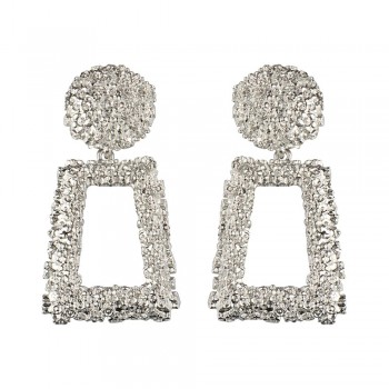 Meyfflin Big Geometric Drop Earrings for Women Punk Alloy Statement Earring Female Fashion Gold Color Brincos Jewelry New Brand