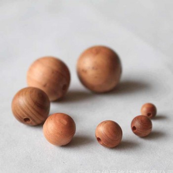 20pcs/lot Natural Red Cedarwood Round Beads 6 8 12 15 18 20mm Wooden Prayer Beads Decoration Charms Spacer DIY Jewelry Findings