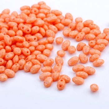 Hot new 100pcs 5x2.5mm Luster Czech Glass Seed Beads Two Hole Bead Loose beads U pick color
