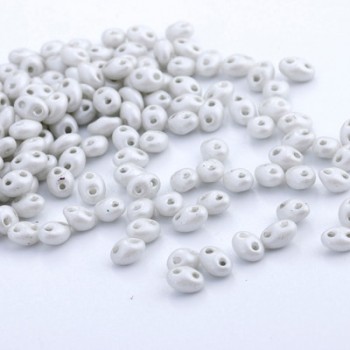 Hot new 100pcs 5x2.5mm Luster Czech Glass Seed Beads Two Hole Bead Loose beads U pick color