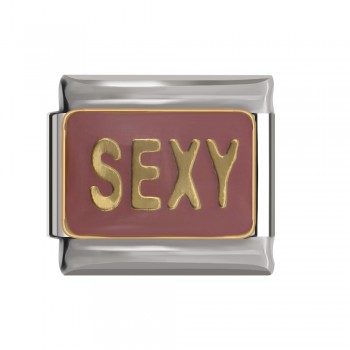 Hapiship 9mm Width Original Daisy Sweet Dad Love Best Sexy Mom Dream Aunt Charm Fit Bracelet Stainless Steel Links DJ120