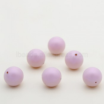 100% Original Crystal from Swarovski 5810 Pastel color series Matte Pearl full drilled hole DIY loose beads jewelry fitting 2018