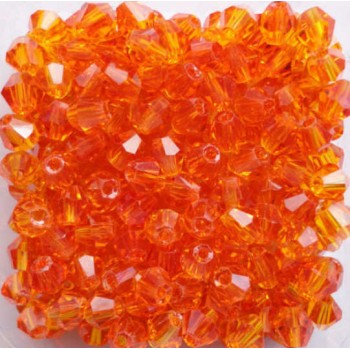 Isywaka Sale New Purple 100pcs 4mm Bicone Austria Crystal Beads charm Glass Beads Loose Spacer Bead for DIY Jewelry Making