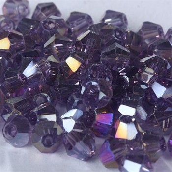 TOP quality 3mm 1000pcs AAA Bicone Upscale Austrian crystals beads loose ball supply AB color plating  Jewelry Making DIY U pick