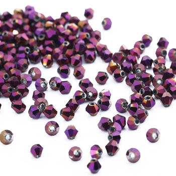 TOP quality 3mm 1000pcs AAA Bicone Upscale Austrian crystals beads loose ball supply AB color plating  Jewelry Making DIY U pick