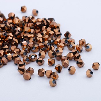 TOP quality 3mm 1000pcs AAA Bicone Upscale Austrian crystals beads loose ball supply AB color plating  Jewelry Making DIY U pick