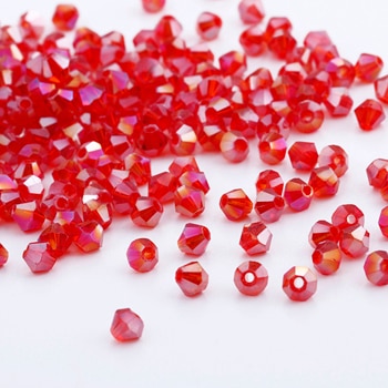 TOP quality 3mm 1000pcs AAA Bicone Upscale Austrian crystals beads loose ball supply AB color plating  Jewelry Making DIY U pick