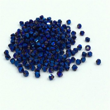 TOP quality 3mm 1000pcs AAA Bicone Upscale Austrian crystals beads loose ball supply AB color plating  Jewelry Making DIY U pick