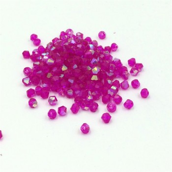 TOP quality 3mm 1000pcs AAA Bicone Upscale Austrian crystals beads loose ball supply AB color plating  Jewelry Making DIY U pick